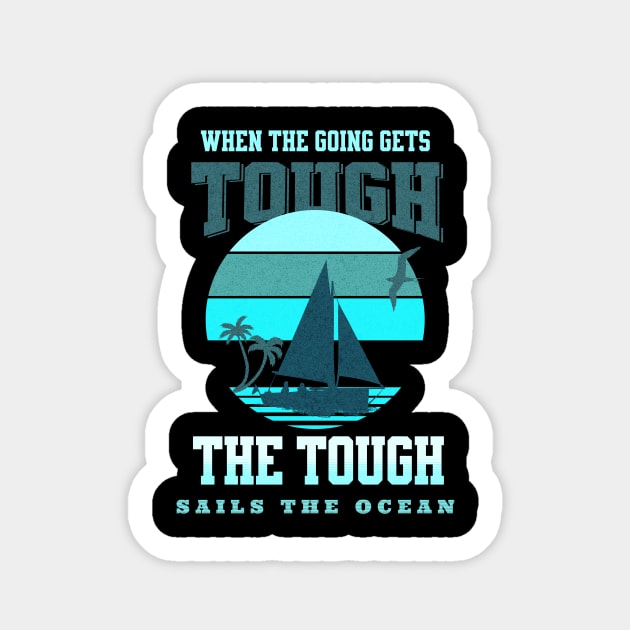 The Tough Sails Ocean Nature Wind Waves Discover Explore Planet Earth Sticker by Cubebox